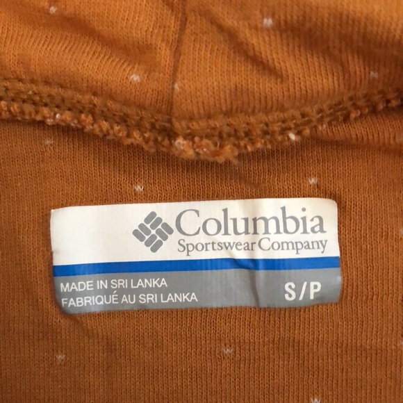 Columbia Sweatshirt Mustard Size S - Picture 3 of 5